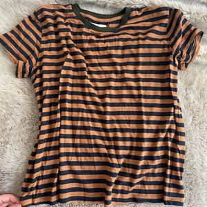 Velvet brand striped tee. Size medium
